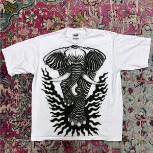 Hand Airbrushed Angry Elephant Pro Club XL